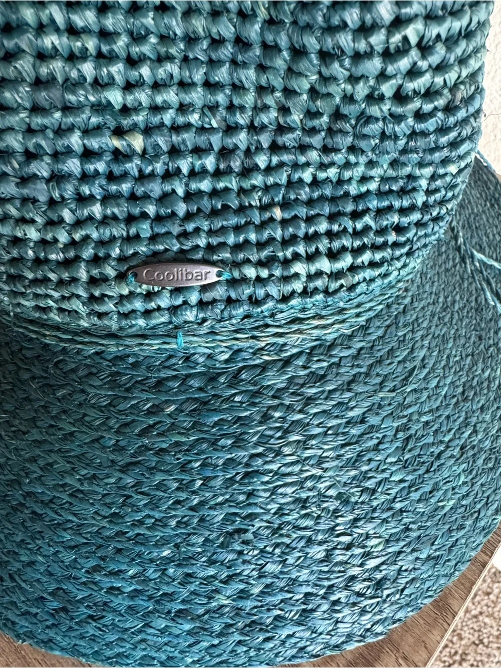 Coolibar Woven Straw Sun Hat size small ( feel like a small medium) adjustable*